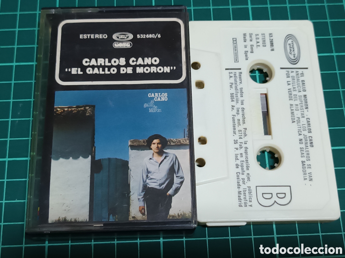 Casetes antiguos: Carlos Cano el gallo de Moron cassete