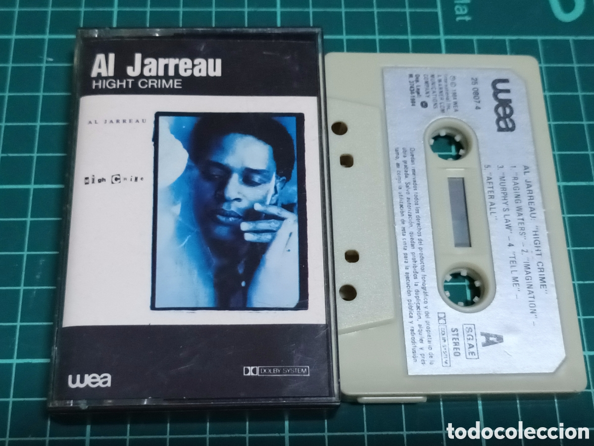 Casetes antiguos: Al Jarreau highit crime cassete