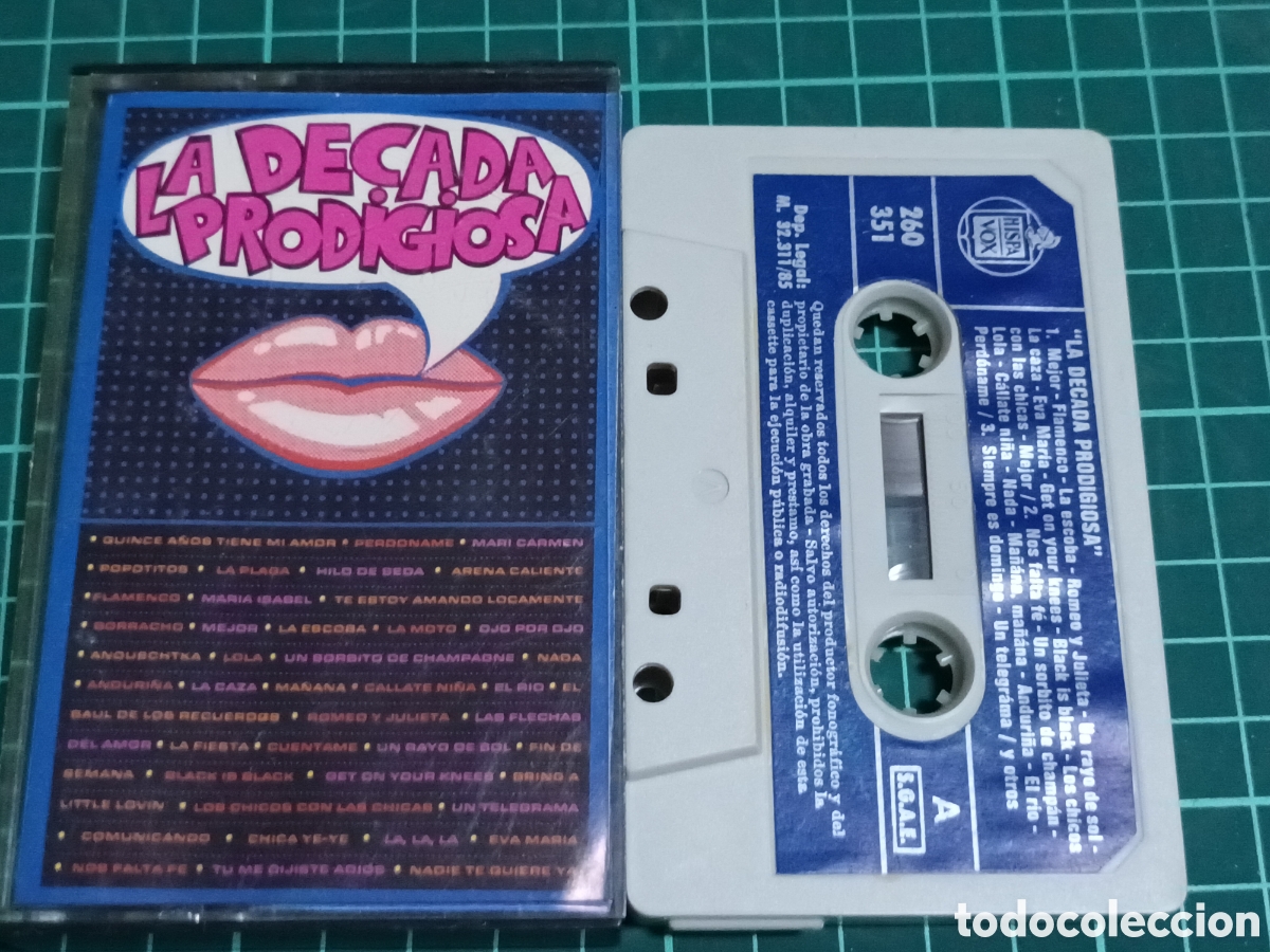 Casetes antiguos: La decada prodigiosa cassete - Foto 1