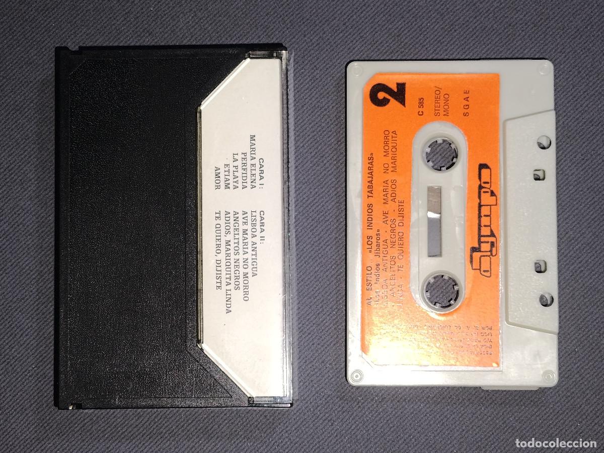 Casetes antiguos: Los Indios J&iacute;baros al estilo Indios Tabajaras (1977) Cassette - Foto 2