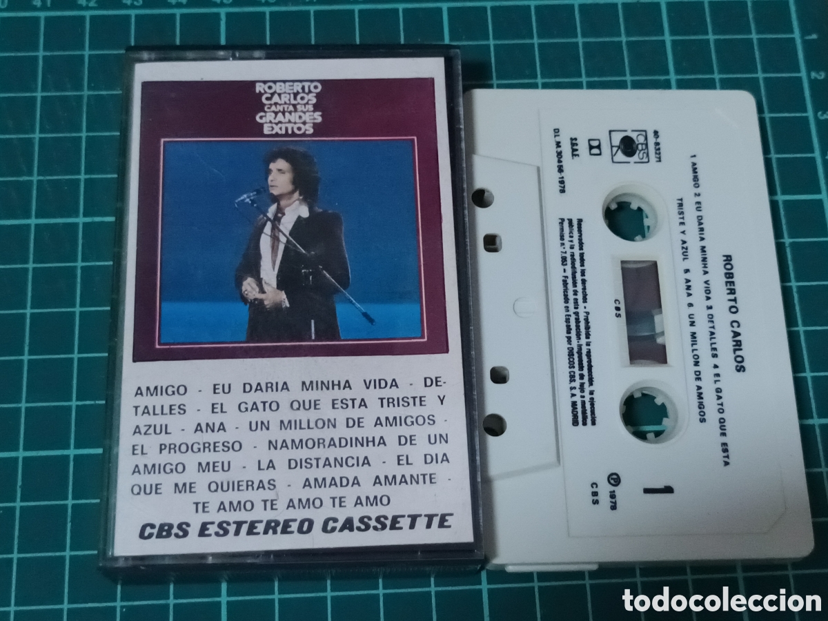 Casetes antiguos: Roberto carlos cassete