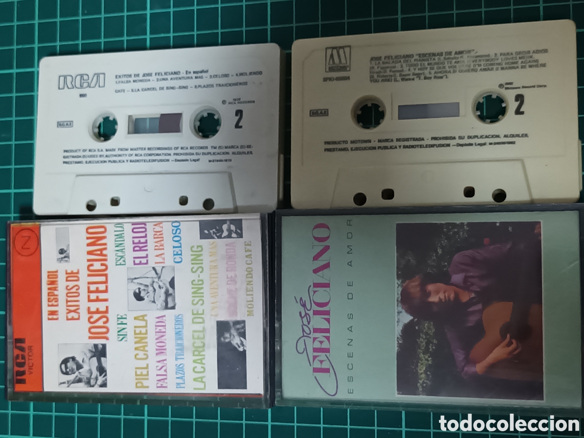 Casetes antiguos: 2 cassete de jose Feliciano