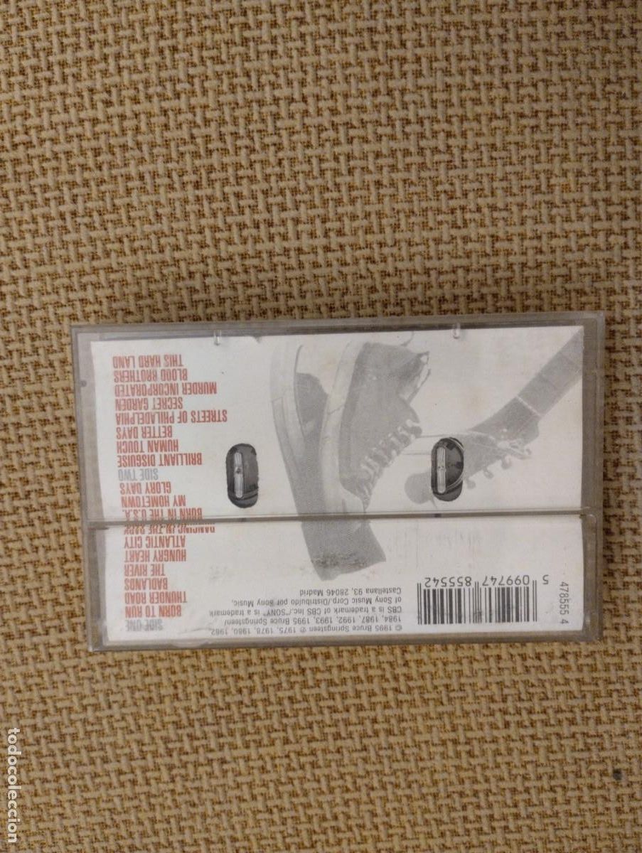Casetes antiguos: Cinta Casete antigua Bruce Springsteen - Foto 4