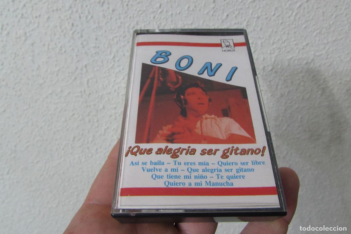 Casetes antiguos: Boni* &lrm;&ndash; &iexcl;Qu&eacute; Alegr&iacute;a Ser Gitano! ESCASO - Foto 1