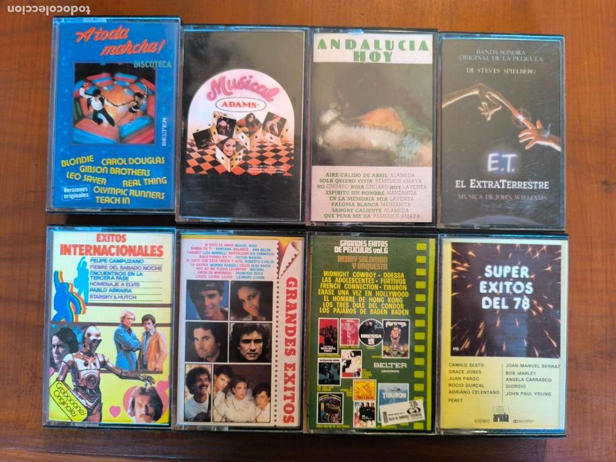 Casetes antiguos: 8 CASSETTES MUSICA DISCO, CINE , EXITOS - Foto 1