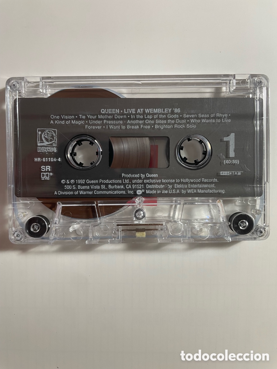 Casetes antiguos: Cassette Queen Live At Wembley &rsquo;86 - Foto 4