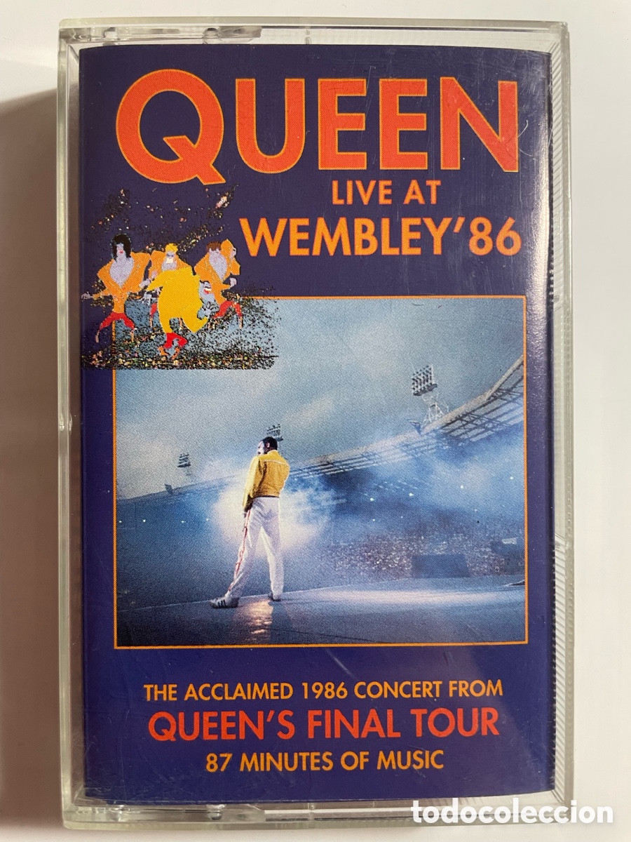 Casetes antiguos: Cassette Queen Live At Wembley &rsquo;86 - Foto 1