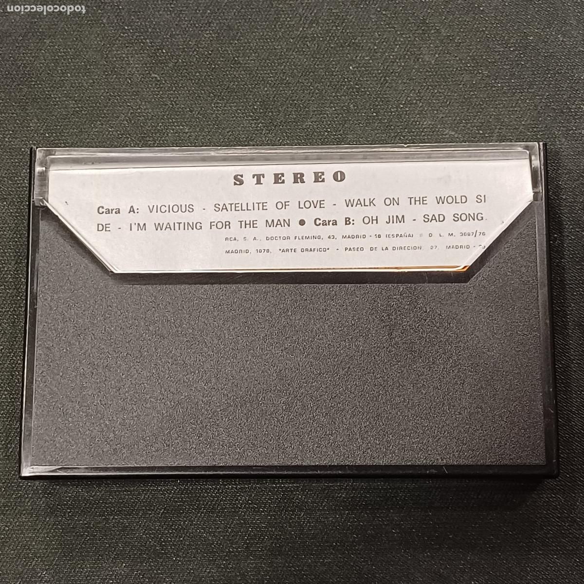 Casetes antiguos: LOU REED/LIVE/CASETE. - Foto 3