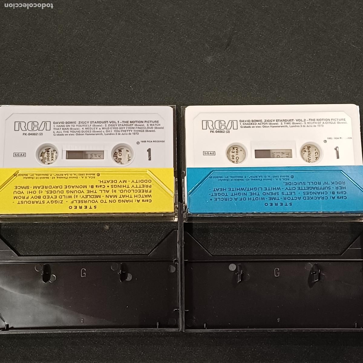 Casetes antiguos: DAVID BOWIE/ZIGGY STARDUST/CASETE DOBLE. - Foto 2