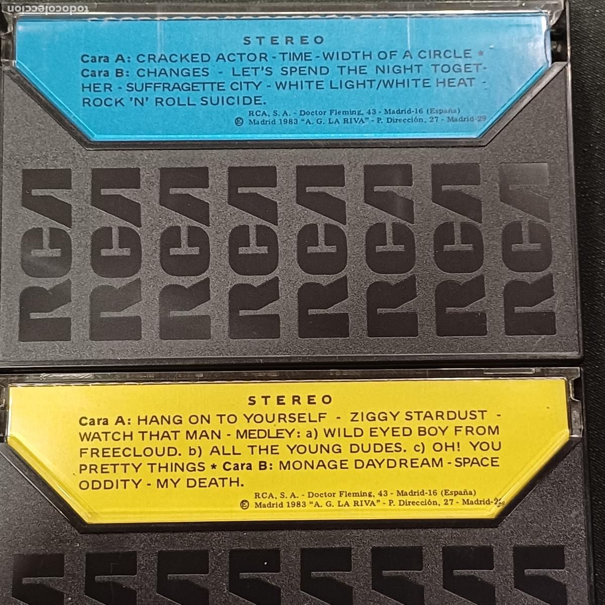 Casetes antiguos: DAVID BOWIE/ZIGGY STARDUST/CASETE DOBLE. - Foto 3