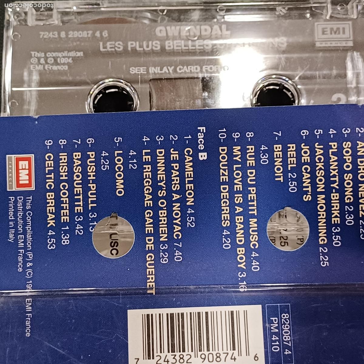 Casetes antiguos: GWENDAL/LES PLUS BELLES CHANSONS DE/CASETE. - Foto 2
