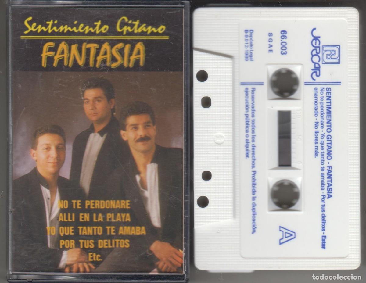 Casetes antiguos: Fantas&iacute;a cassette Sentimiento gitano 1989 - Foto 1