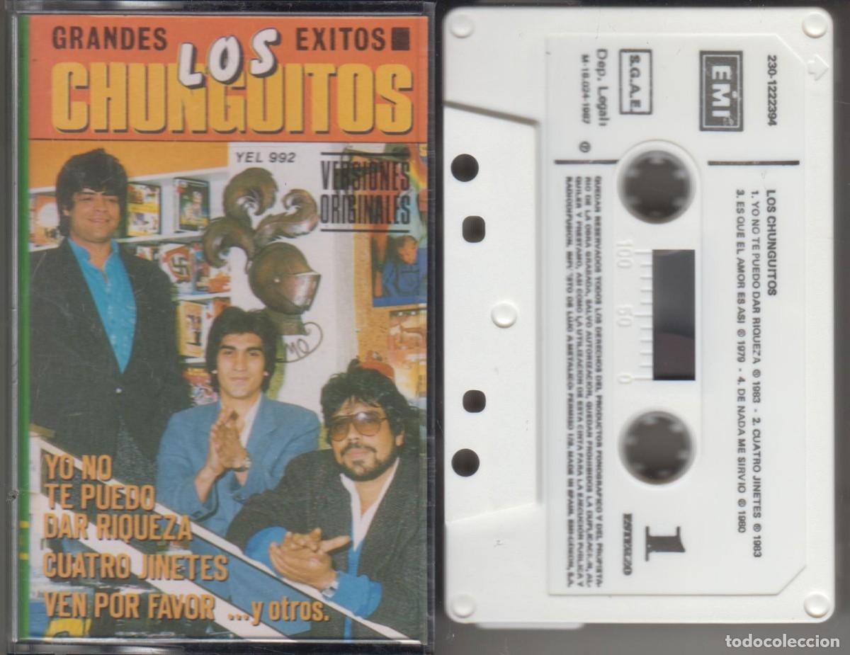 Casetes antiguos: Los Chunguitos cassette Grandes &eacute;xitos 1987 EMI - Foto 1