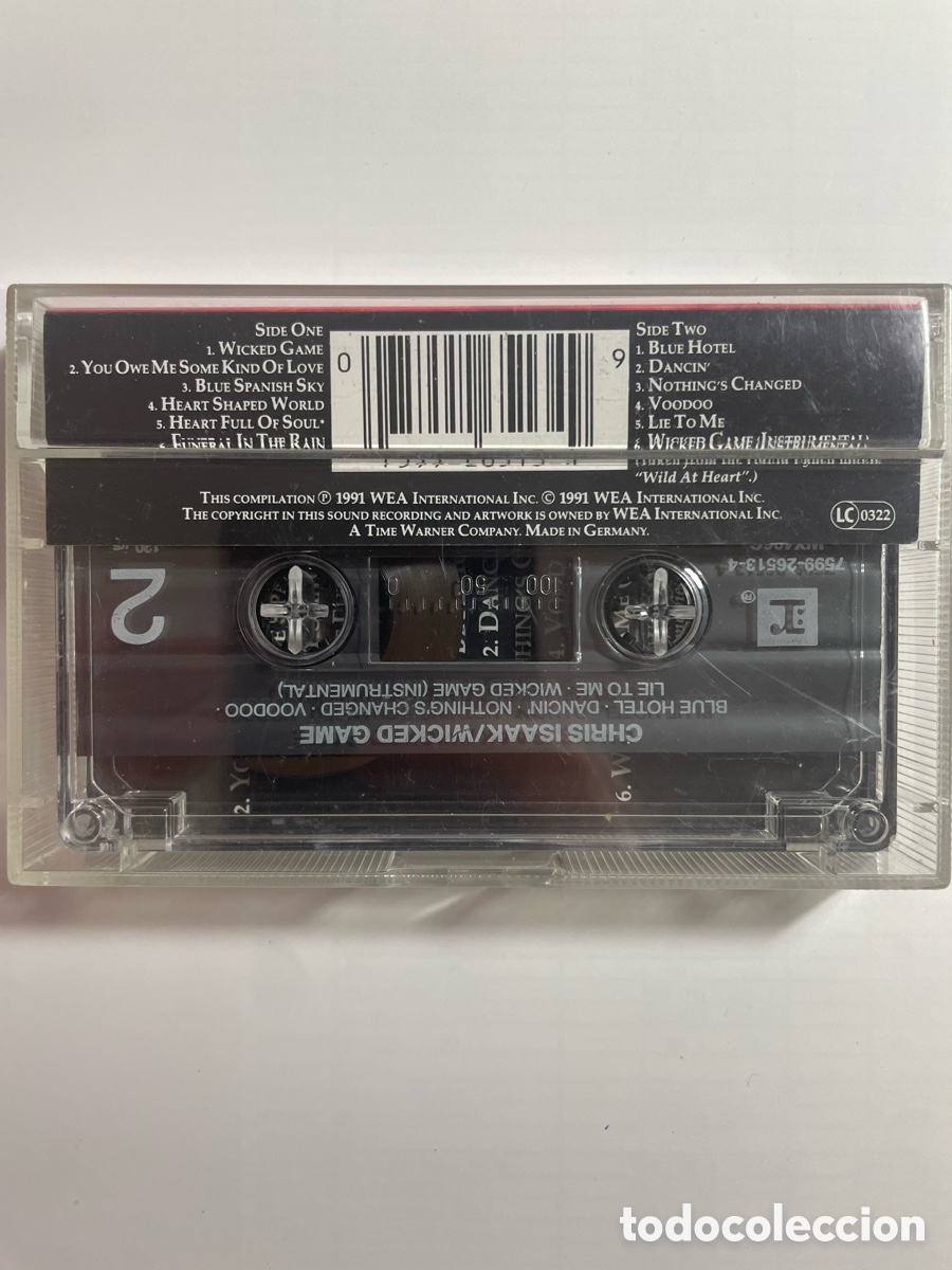 Casetes antiguos: Cassette Chris Isaak Wicked Game - Foto 2