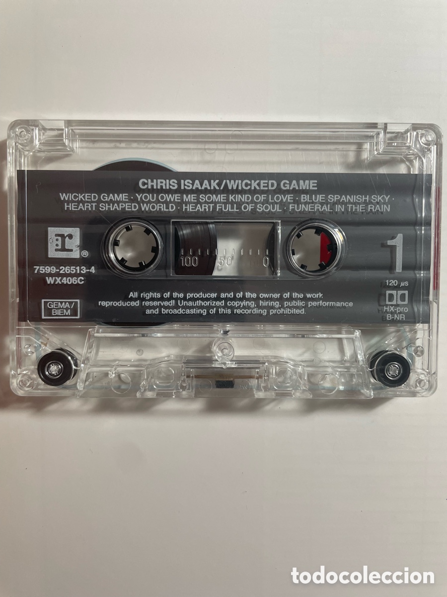 Casetes antiguos: Cassette Chris Isaak Wicked Game - Foto 4