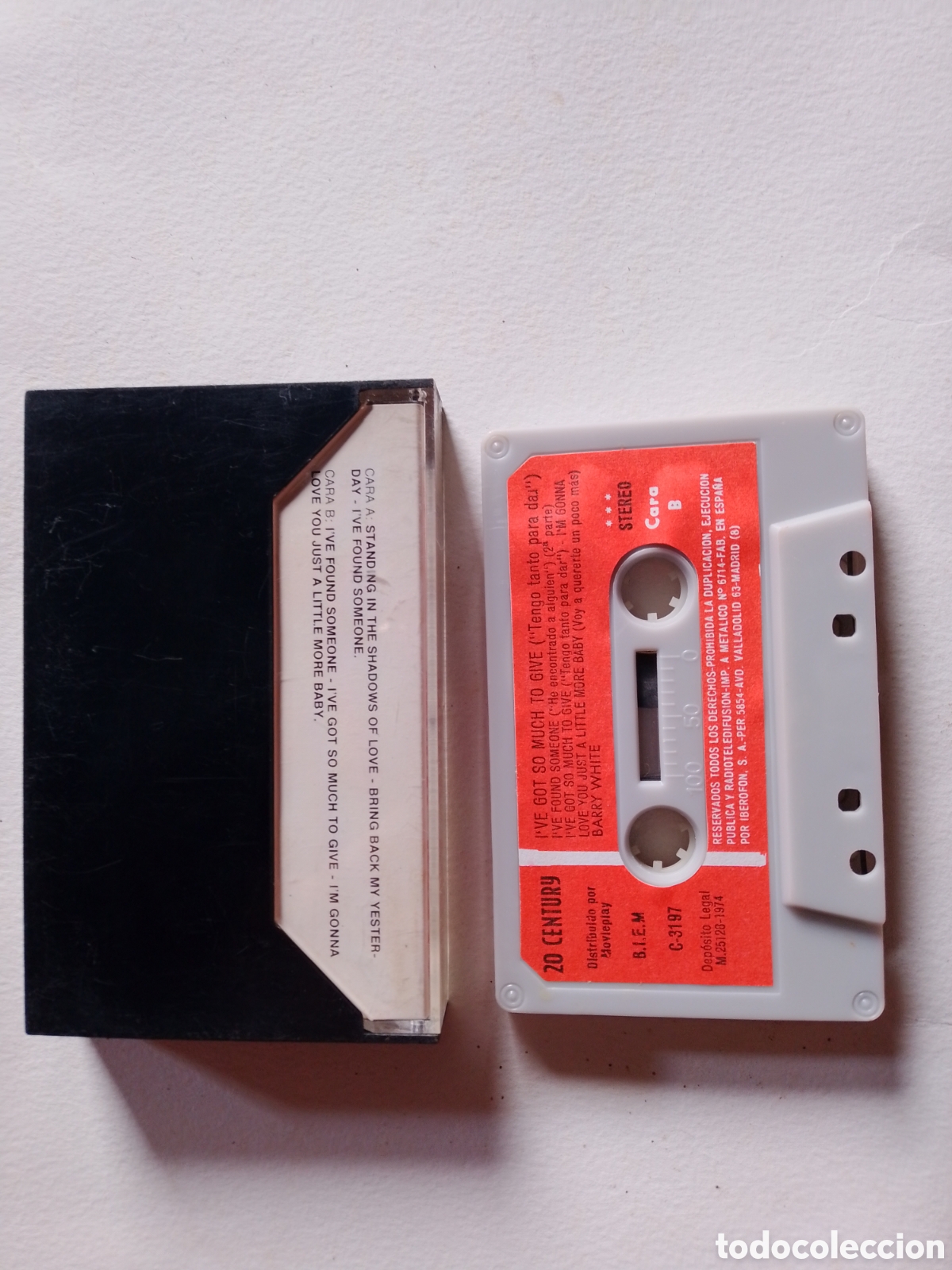 Casetes antiguos: BARRY WHITE - IVE GOT SO MUCH TO GIVE - Foto 2