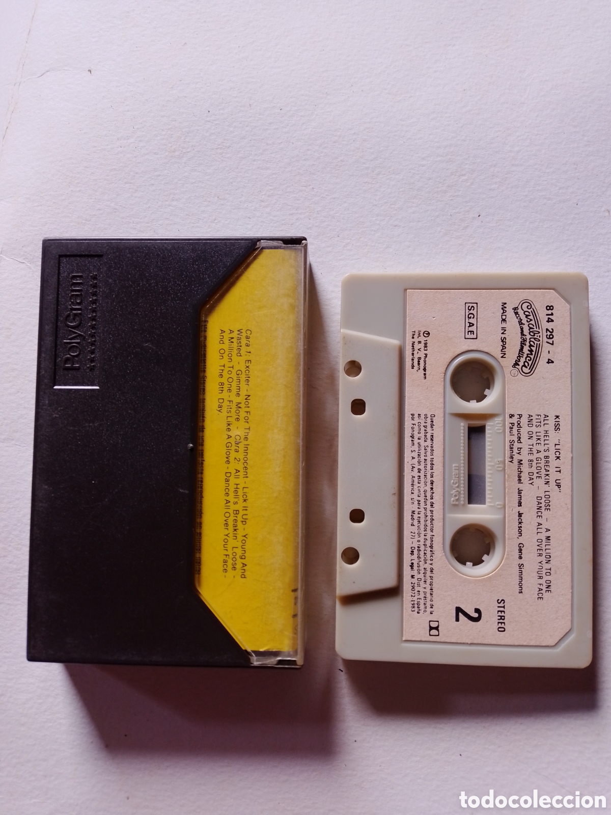 Casetes antiguos: KIZZ - LICK IT UP - cassette - Foto 2