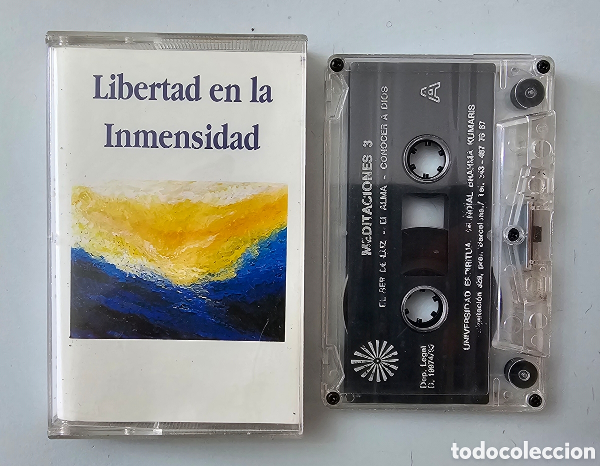 Casetes antiguos: CASSETTE MARK HOOPER - Meditaci&oacute;n 3 Libertad en la inmensidad (Espa&ntilde;a Brahma Kumaris 199?) RAREZA