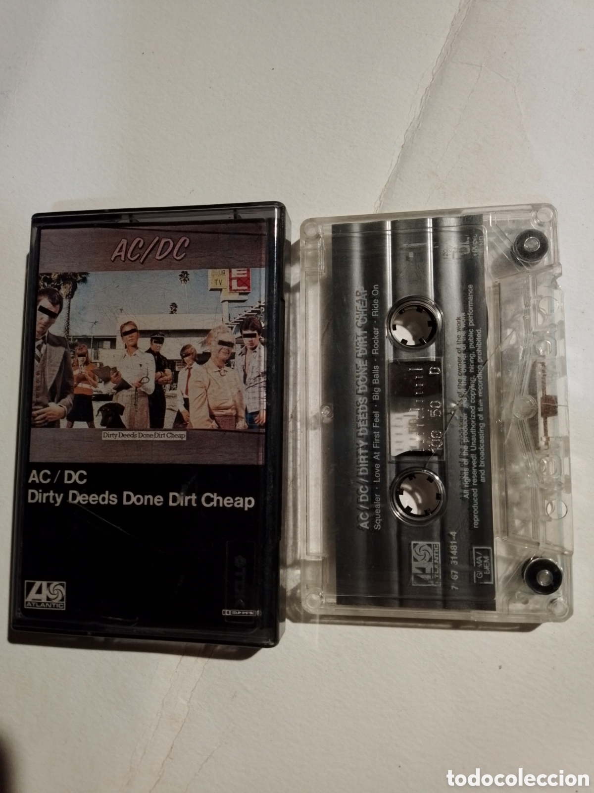 Casetes antiguos: AC/DC - DIRTY DEEDS DONE DIRT CHEAP - Foto 1