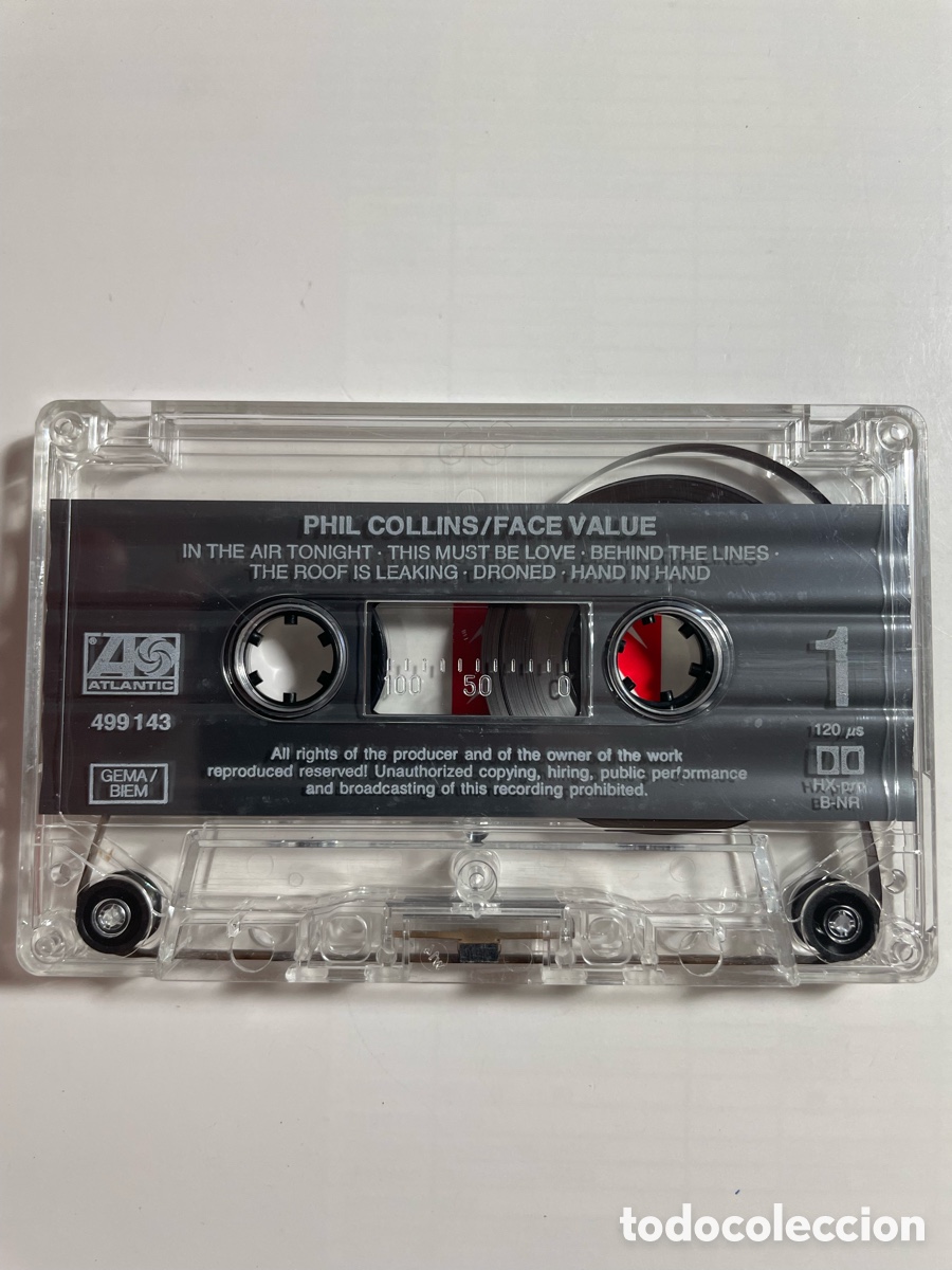 Casetes antiguos: Cassette Phil Collins Face Value - Foto 4