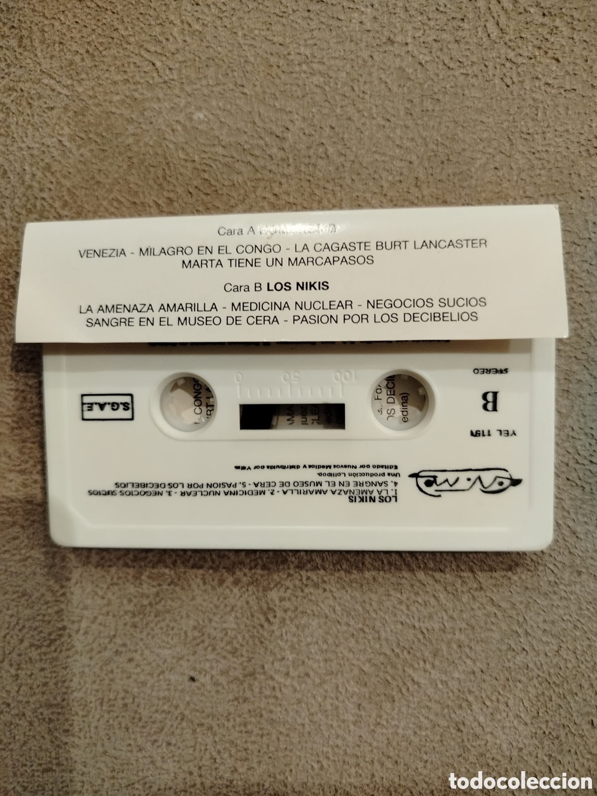 Casetes antiguos: Los Nikis/Hombres G Cassette - Foto 2