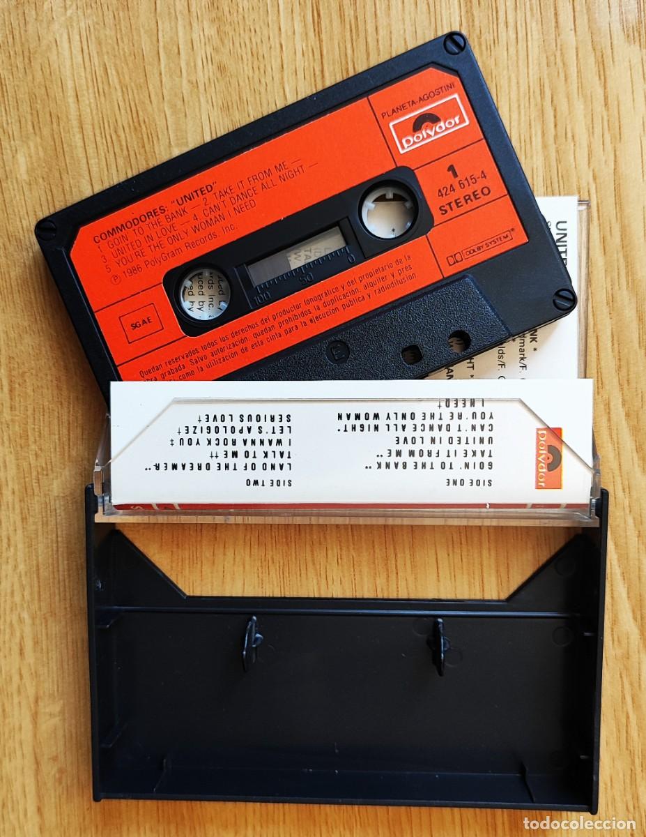 Casetes antiguos: COMMODORES .- UNITED. - Foto 2