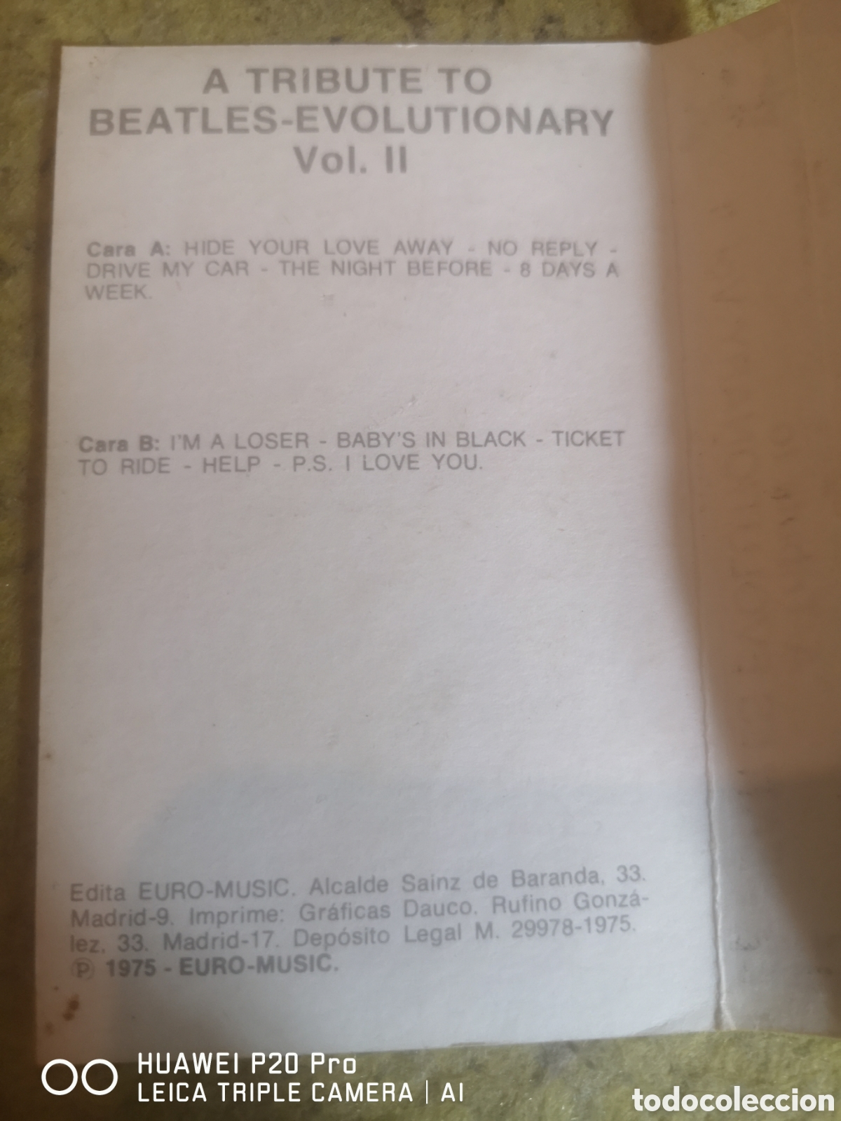 Casetes antiguos: CASSETTE BEATLES EVOLUTIONARY - VOLUMEN II - Foto 6