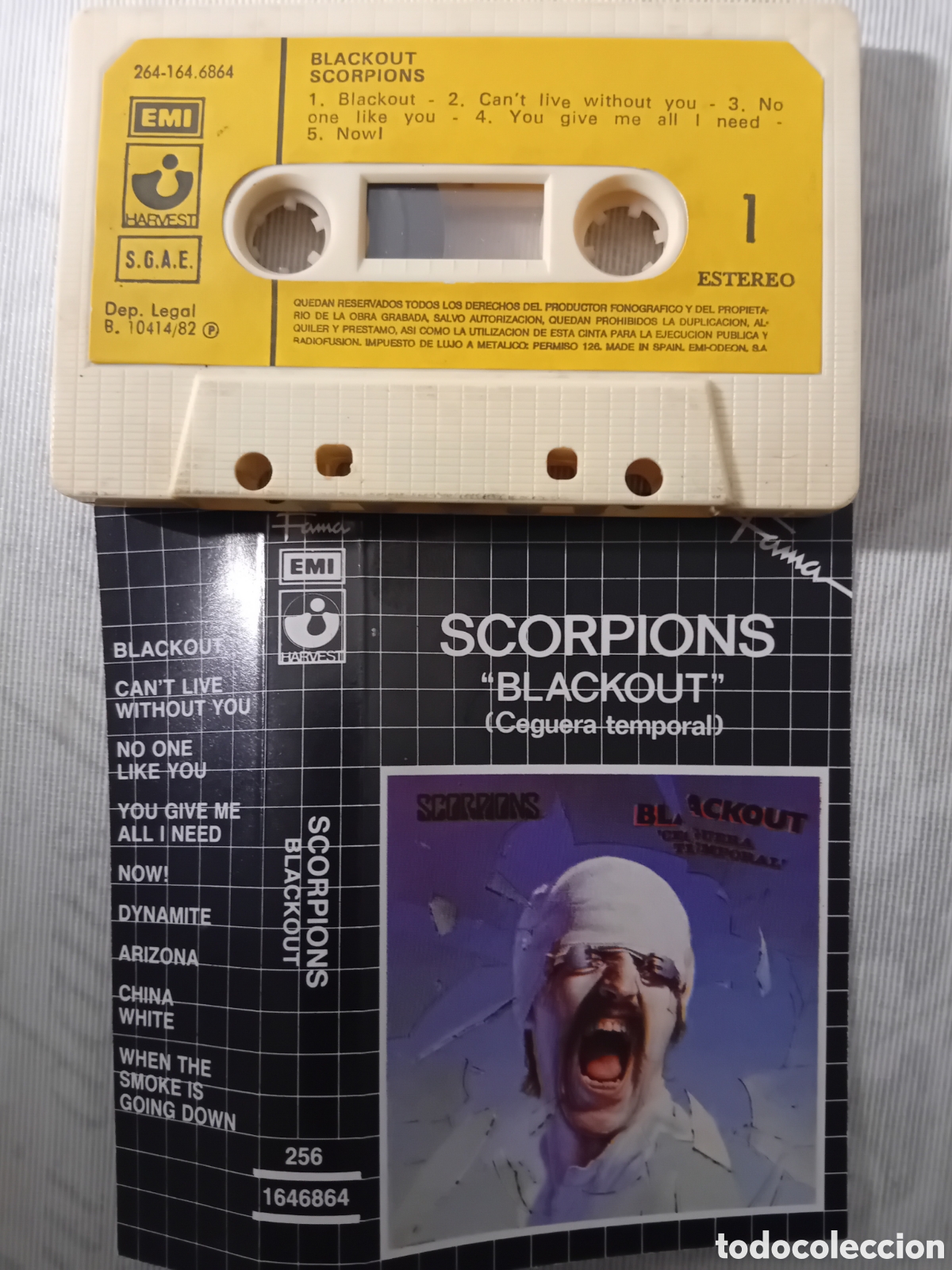 Casetes antiguos: SCORPIONS. BLACKOUT. 1982. - Foto 2