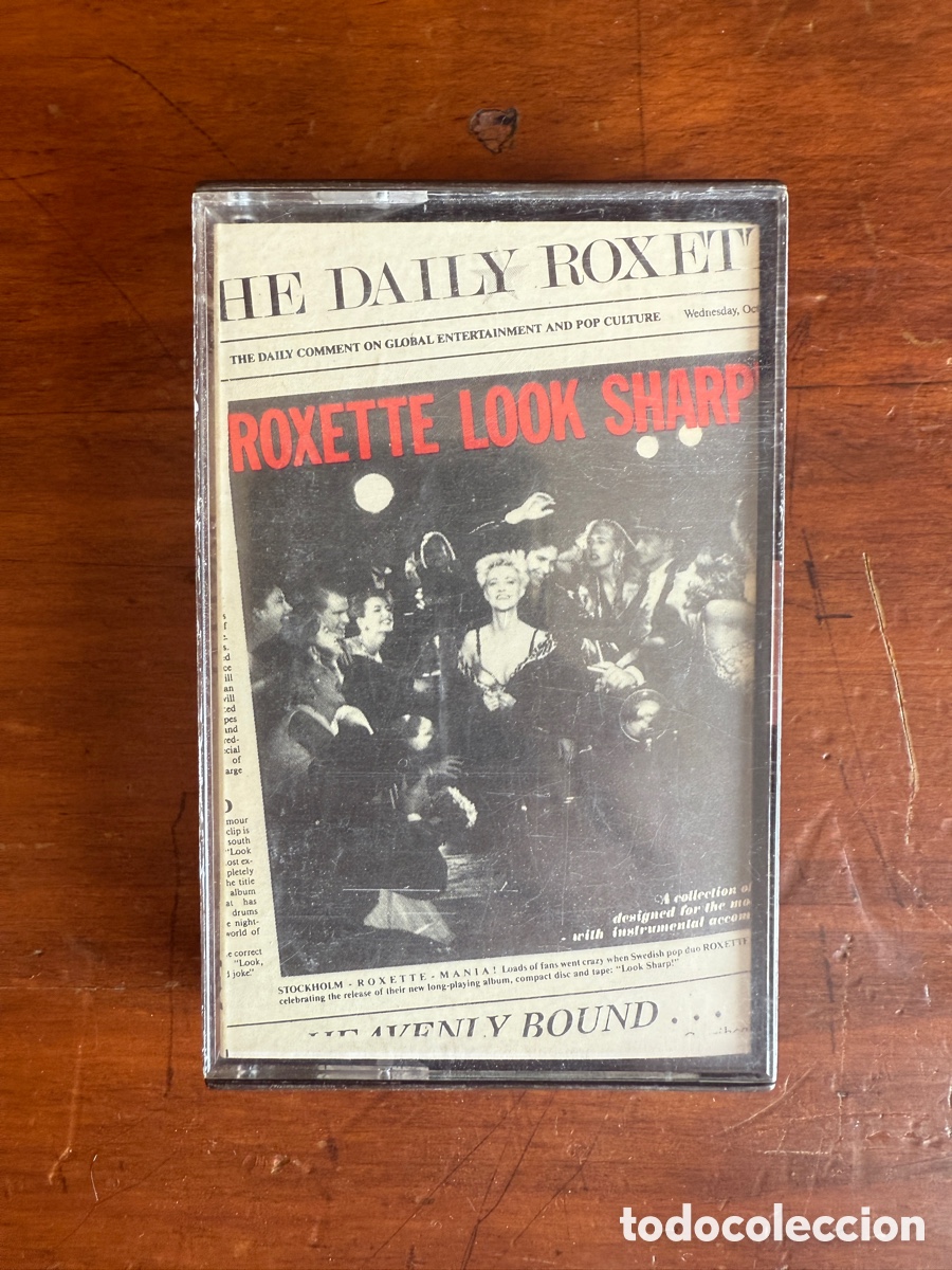 Casetes antiguos: Roxette look Sharp! Cinta cassette hispavox - Foto 1