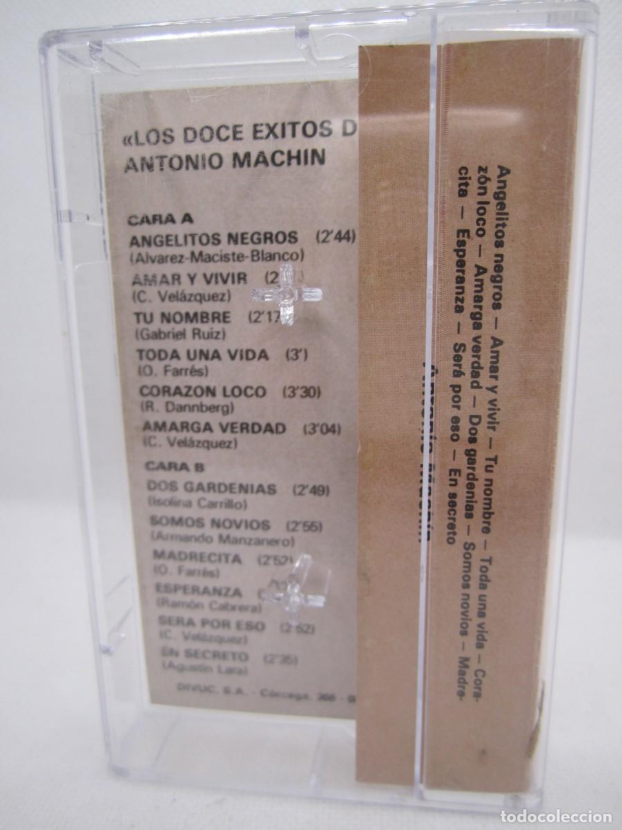 Casetes antiguos: casete los 12 exitos de oro de antonio machin - Foto 3