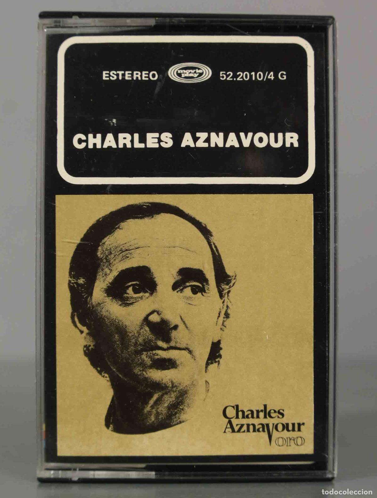 Casetes antiguos: CASSETTE. CHARLES AZNAVOUR ORO