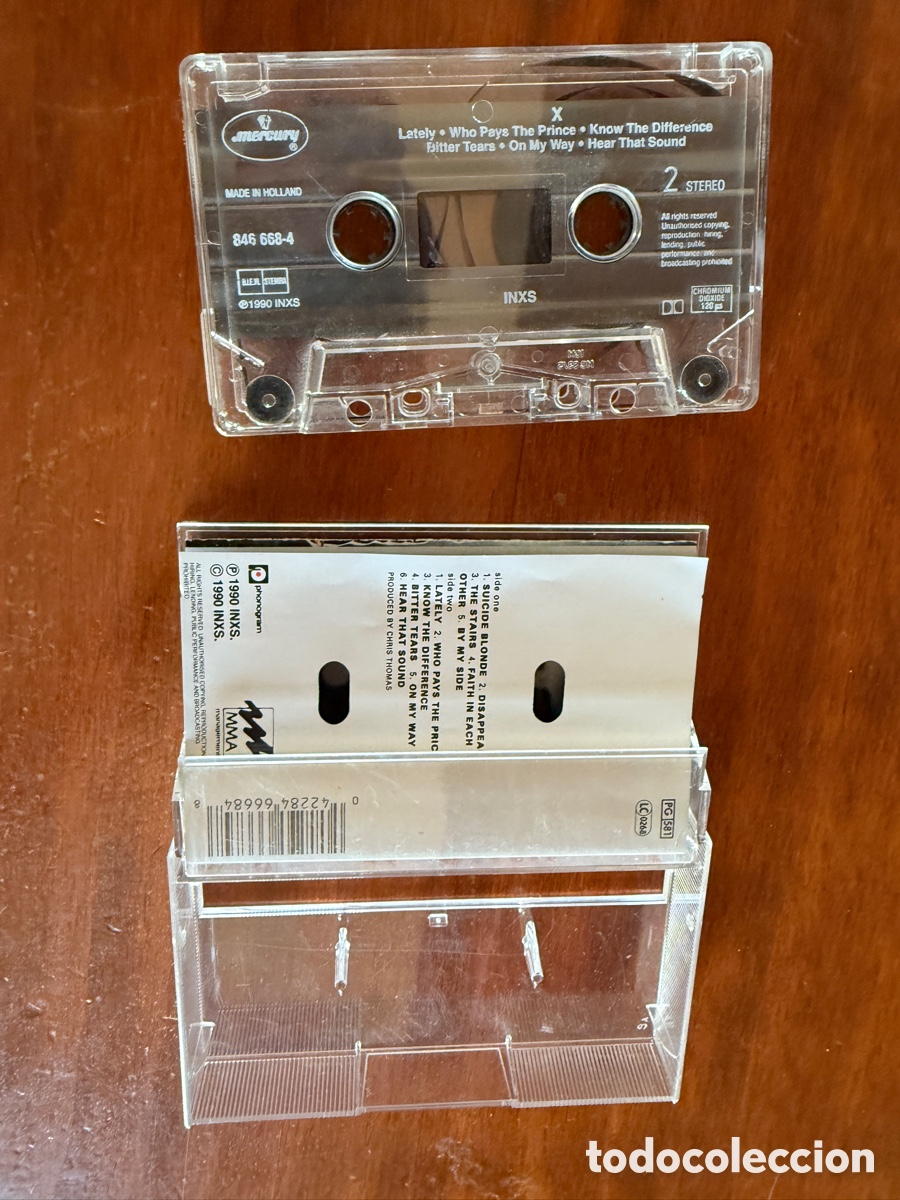 Casetes antiguos: INXS X cinta de cassette - Foto 2
