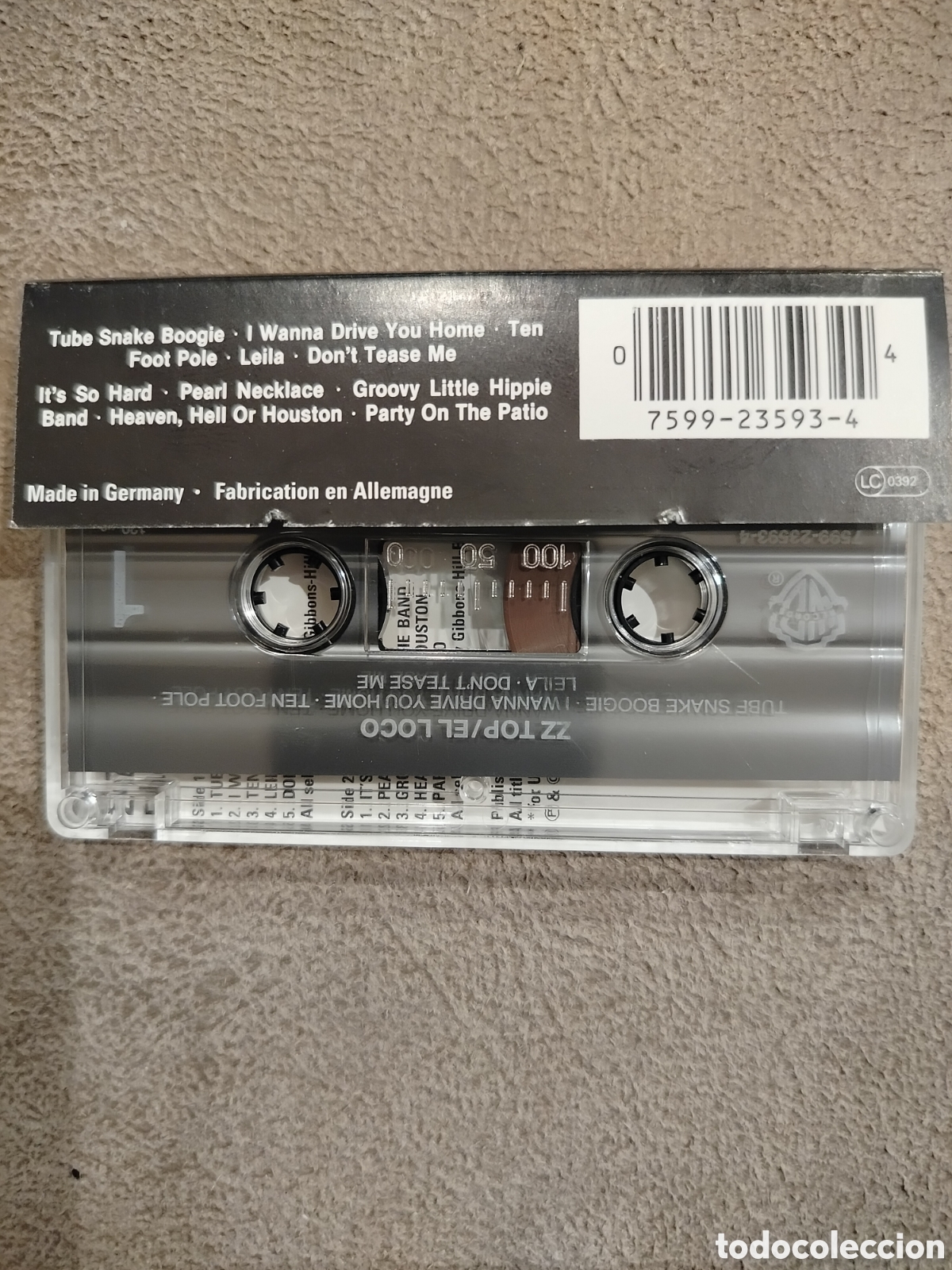 Casetes antiguos: ZZ Top Cassette El Loco - Foto 2