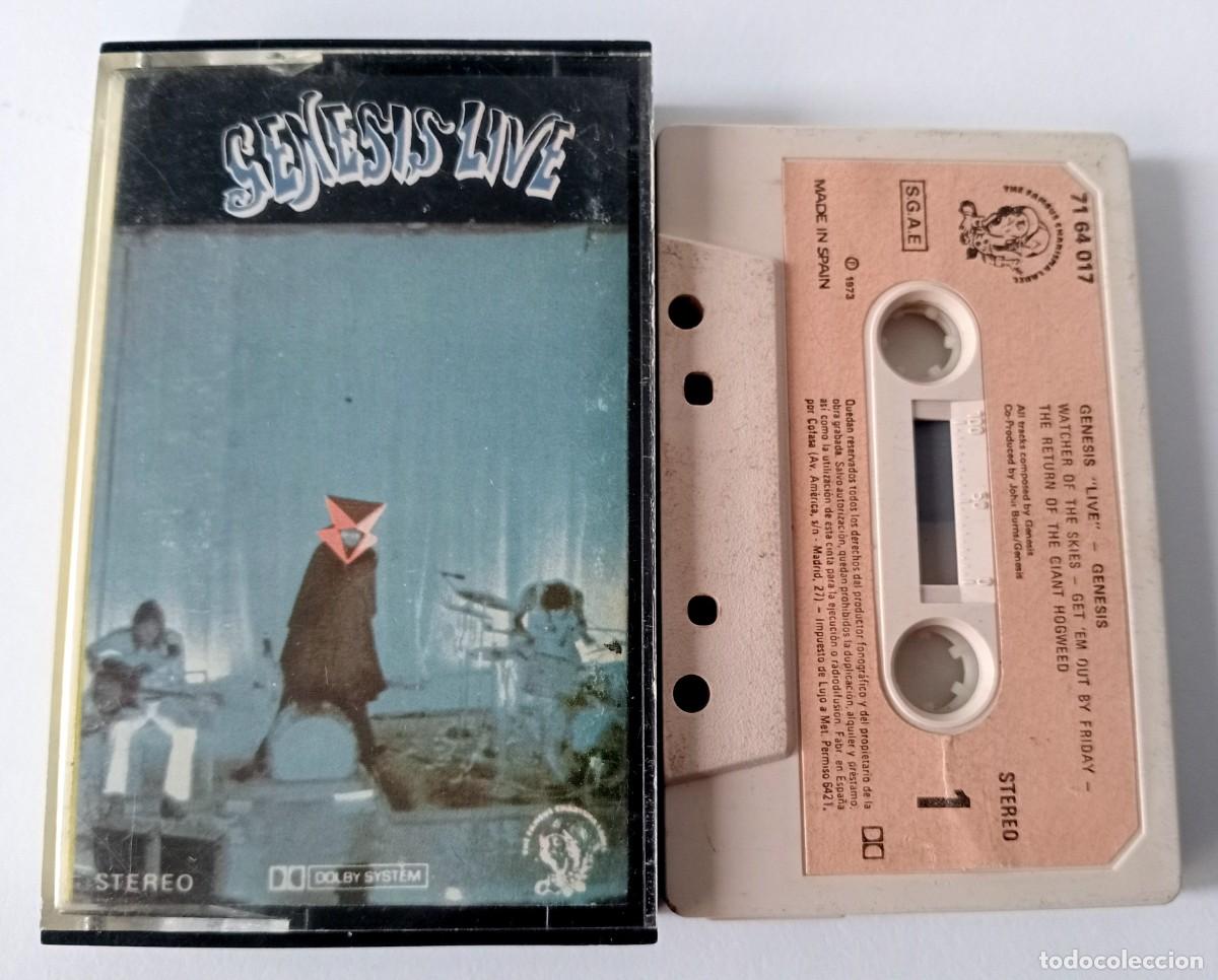 Casetes antiguos: CASSETTE GENESIS - LIVE - Foto 1