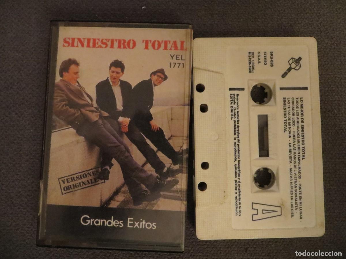 Casetes antiguos: SINIESTRO TOTAL: GRANDES EXITOS (K7) MUY RARO !!!!!! - Foto 1