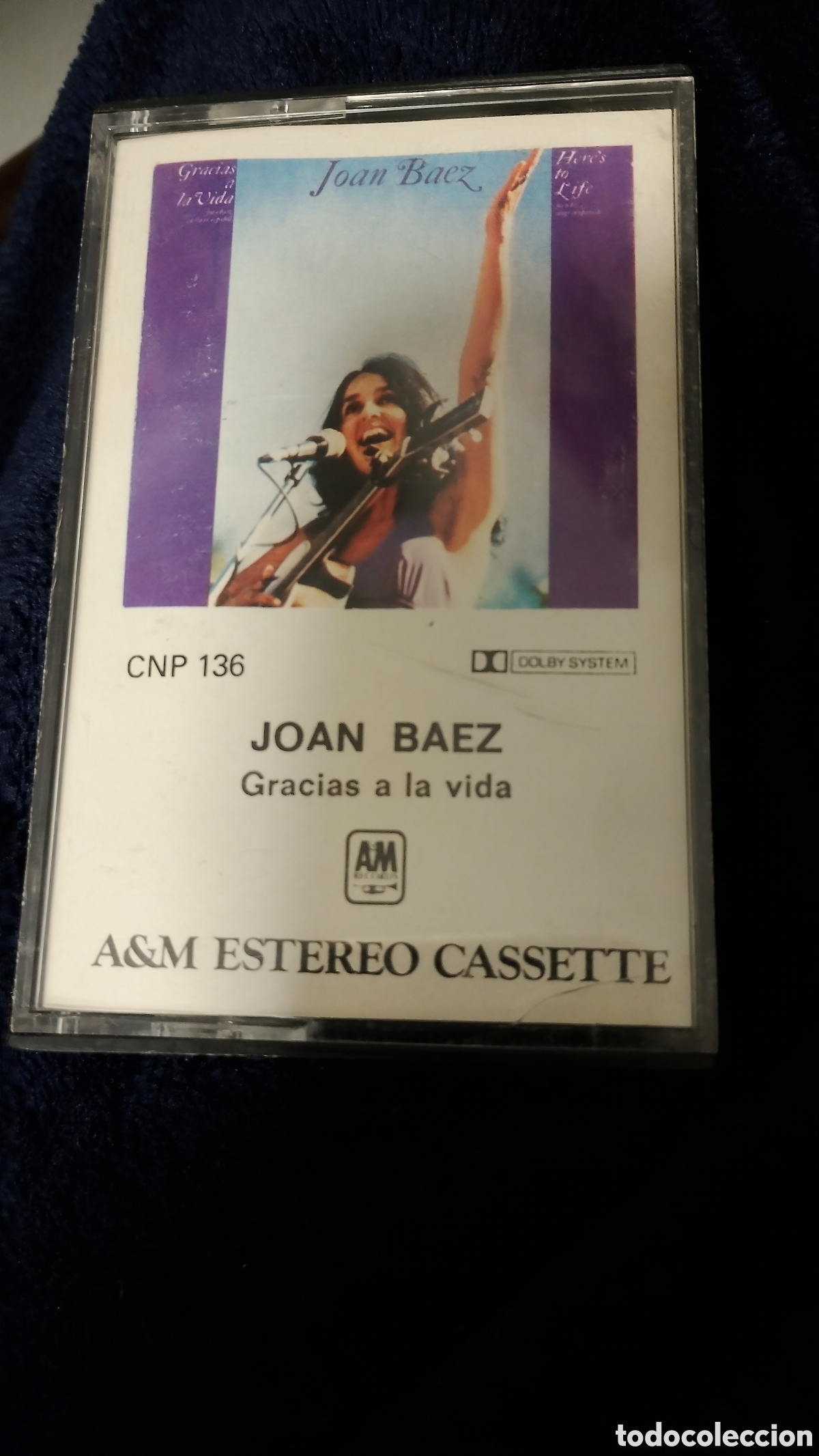 Casetes antiguos: Joan Baez cassette gracias a la vida - Foto 1