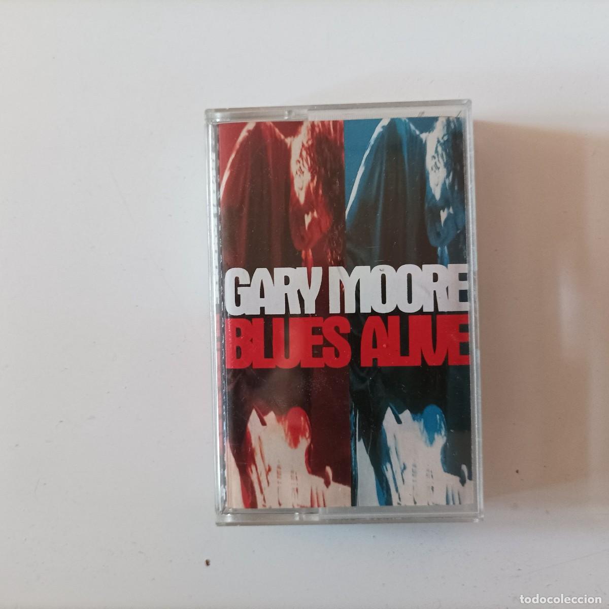Casetes antiguos: CASETTE CINTA MC GARY MOORE BLUES ALIVE - Foto 1