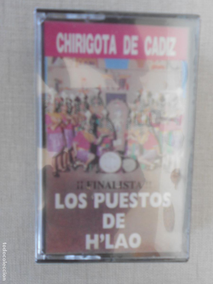 Cassetes antigas: LOS PUESTOS DE D'LAO - CHIRIGOTA DE CADIZ - CASETE PRECINTADO
