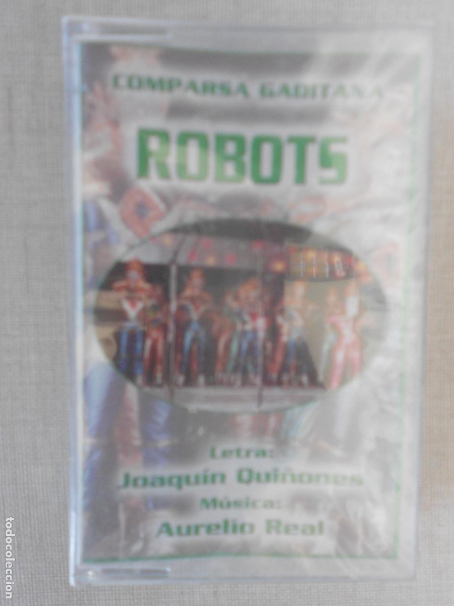 Alte Kassetten: ROBOTS , COMPARSA GADITANA . JOAQUIN QUI&Ntilde;ONES - CASETE PRECINTADO