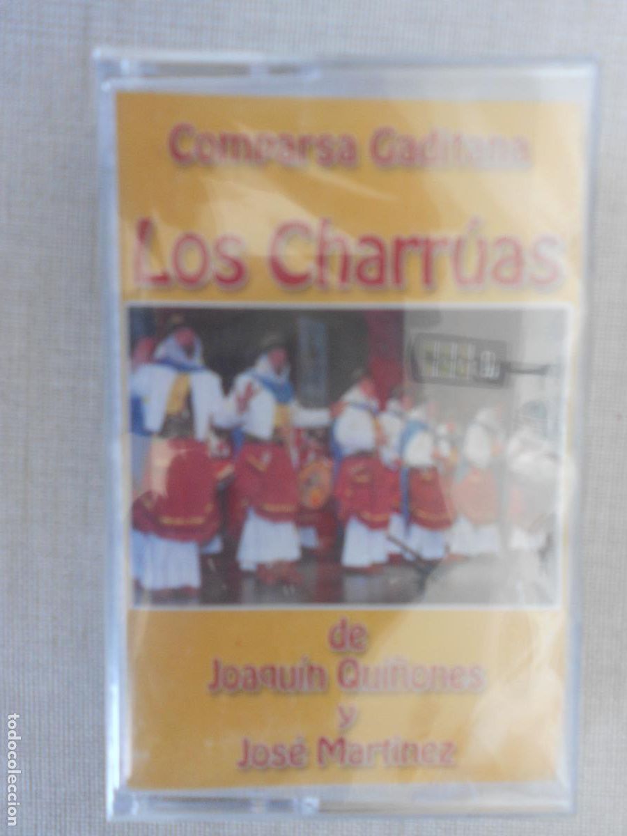 Cassette antiche: LOS CHARRUAS- COMPARSA GADITANA - JOAQUIN QUI&Ntilde;ONES - CASETE PRECINTADA
