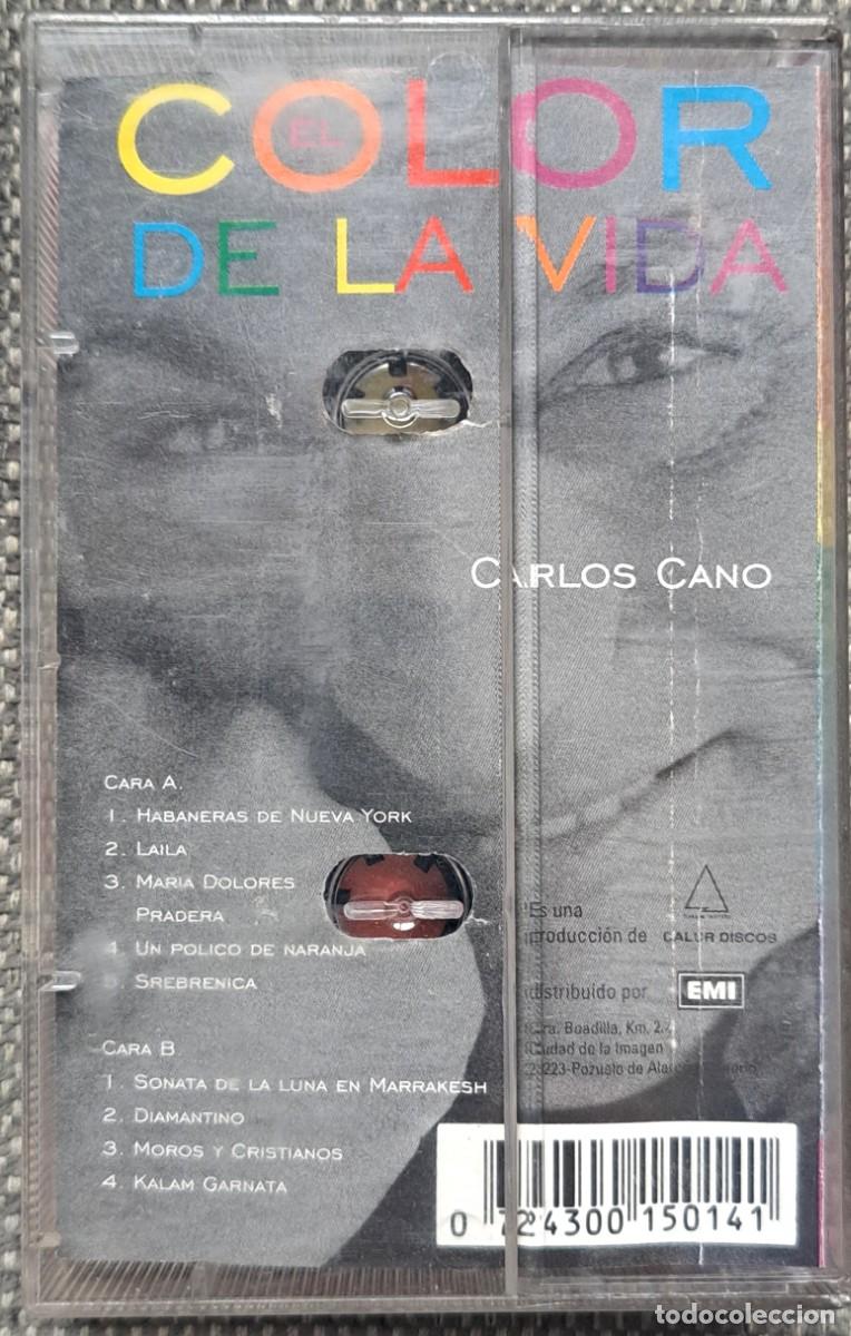 Casetes antiguos: CARLOS CANO - EL COLOR DE LA VIDA - 1996 - Foto 2