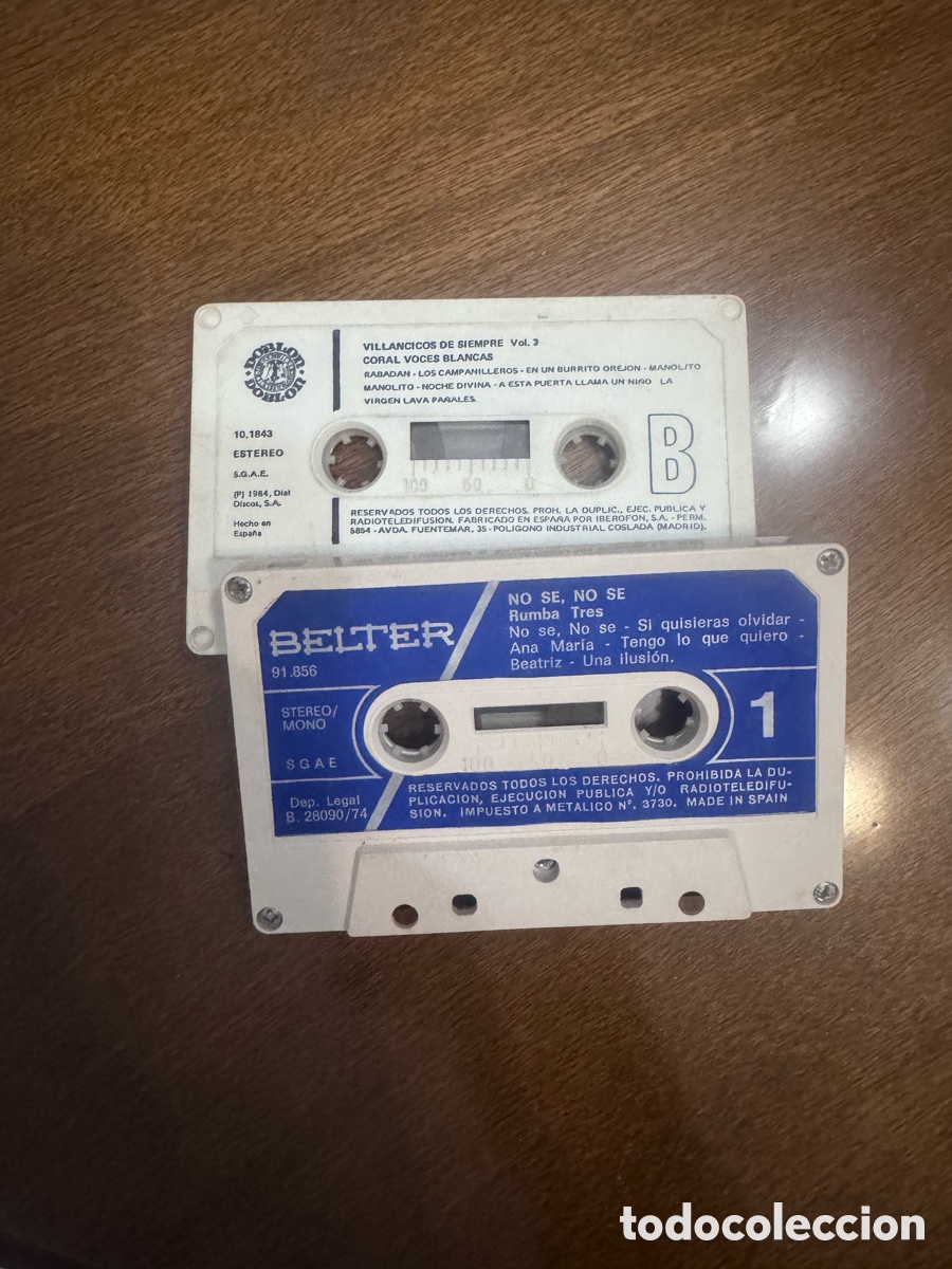 Casetes antiguos: Cintas casete vintage