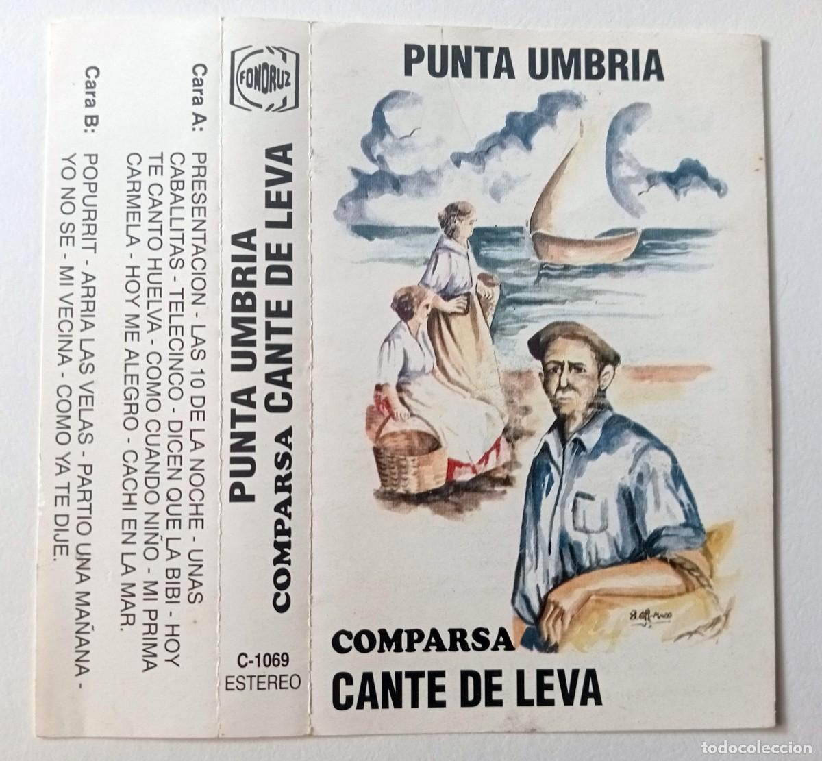 Casetes antiguos: PORTADA CASSETTE CARNAVAL COMPARSA DE PUNTA UMBR&Iacute;A CANTE DE LEVA