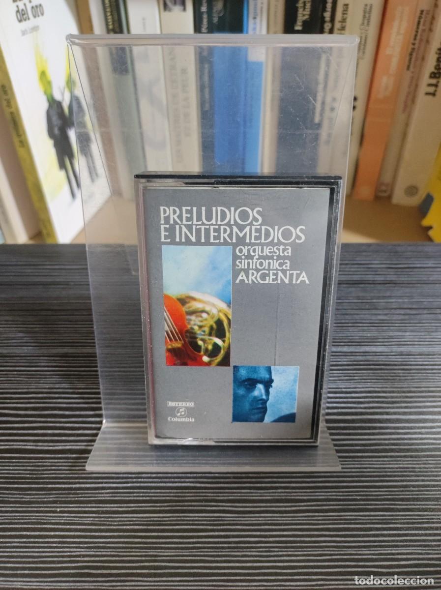 Casetes antiguos: PRELUDIOS E INTERMEDIOS ORQUESTA SINFONICA ARGENTA - Foto 1
