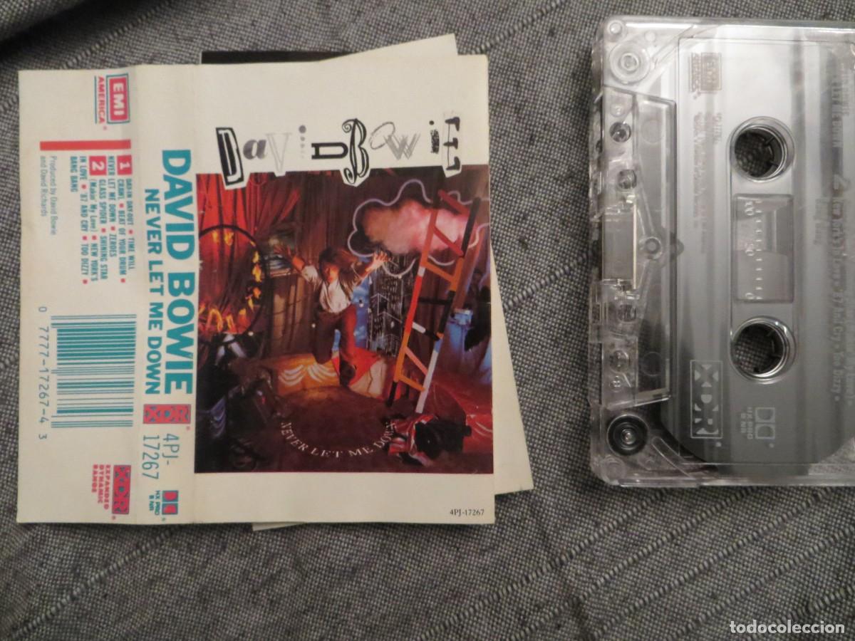 Casetes antiguos: David Bowie - Never Let Me Down (CASSETE) U.S.A. 1987 - Foto 1