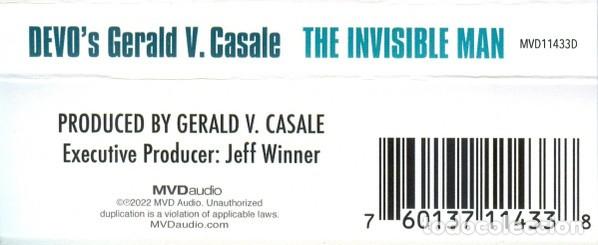 Casetes antiguos: Devos Gerald V. Casale - The Invisible Man (precintado) - Foto 2