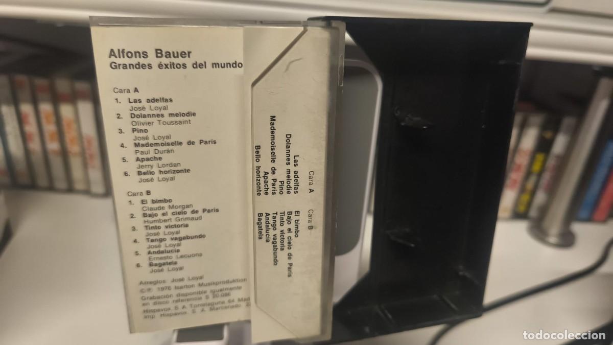 Casetes antiguos: Alfons Bauer - Grandes &Eacute;xitos del Mundo (Cassette) - Foto 4