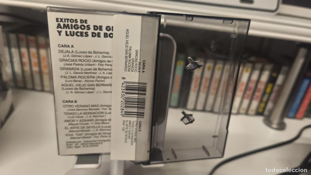 Casetes antiguos: Amigos de Gines y Luces de Bohemia - Exitos (Cassette) - Foto 4