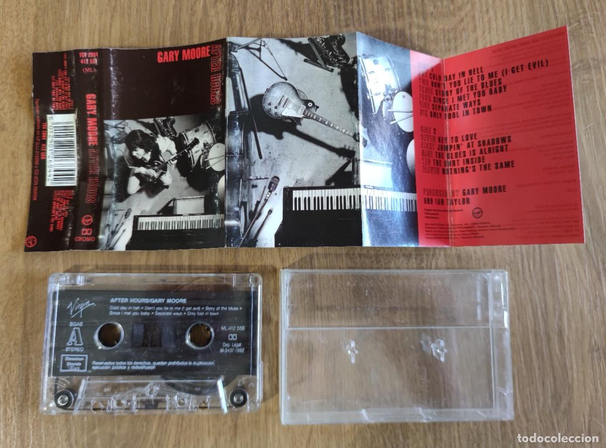 Casetes antiguos: Cassette Gary Moore - After Hours (1992) ed. espa&ntilde;ola - Foto 2