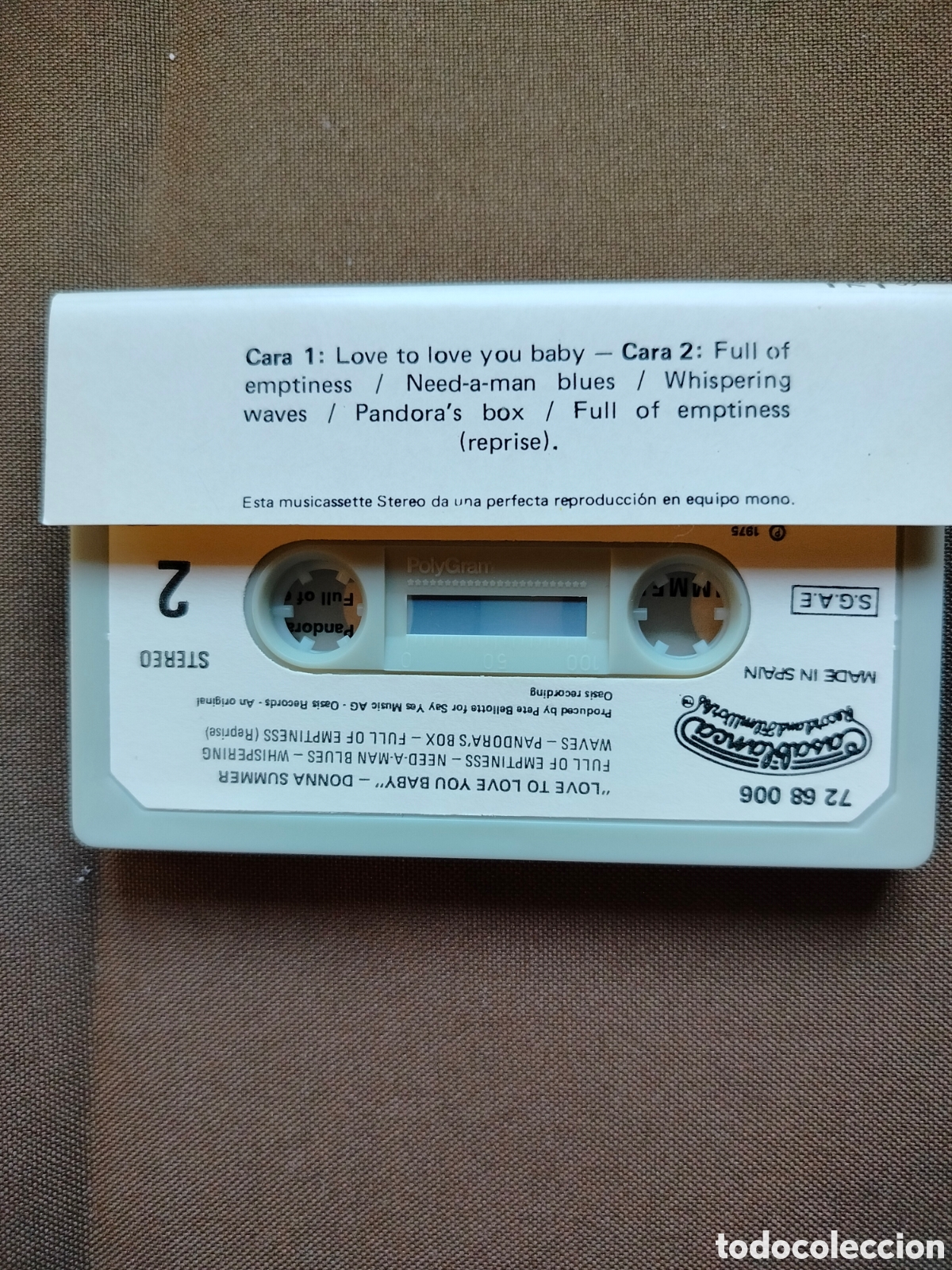 Casetes antiguos: Donna Summer Cassette - Foto 2